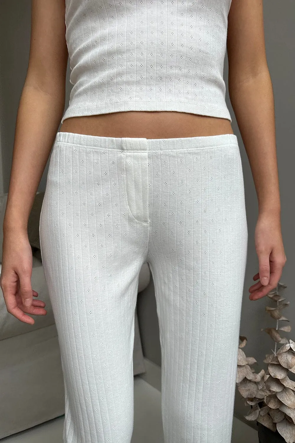 Keira Eyelet Sweatpants