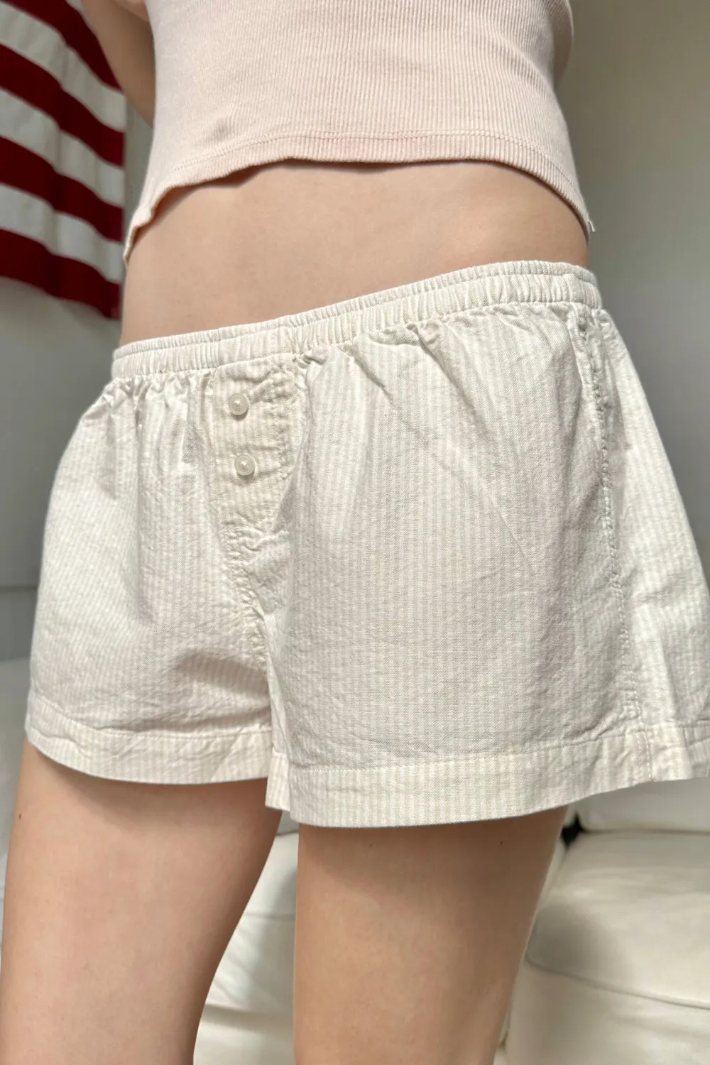 Keira Striped Pajama Shorts