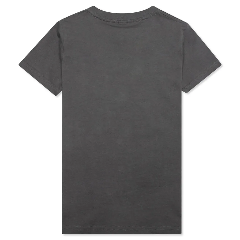 Kid's Overlap Tee - Charcoal