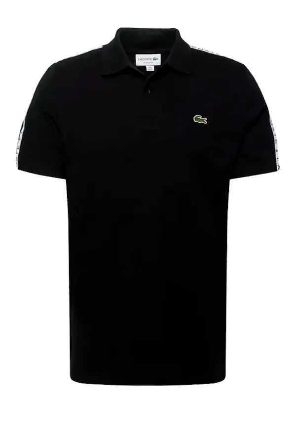 Lacoste Sport Tape Polo Black