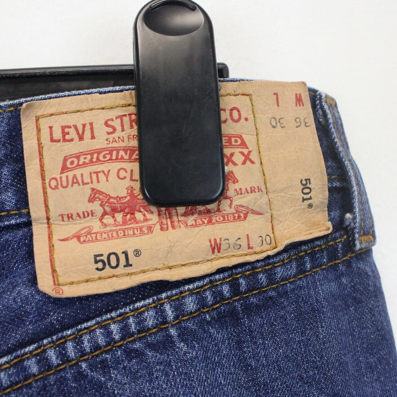 LEVIS 501 Jeans Dark Blue | W38 L30