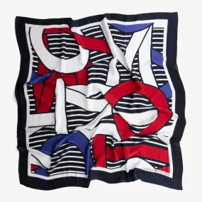 Logo Print Viscose Scarf | Scarves | Tommy Hilfiger