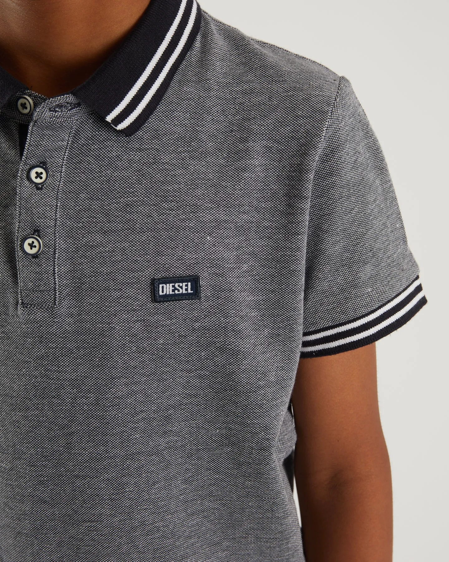 Macy Birdseye Polo Navy