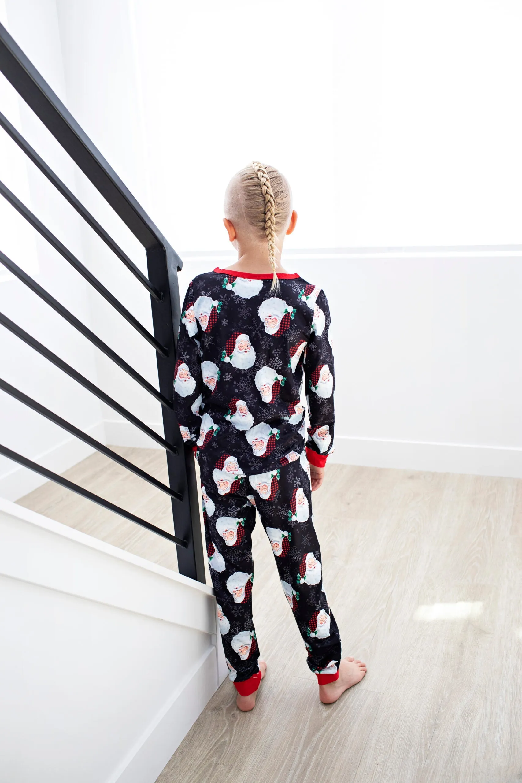 Matching Family Christmas Pajamas In Santa Claus