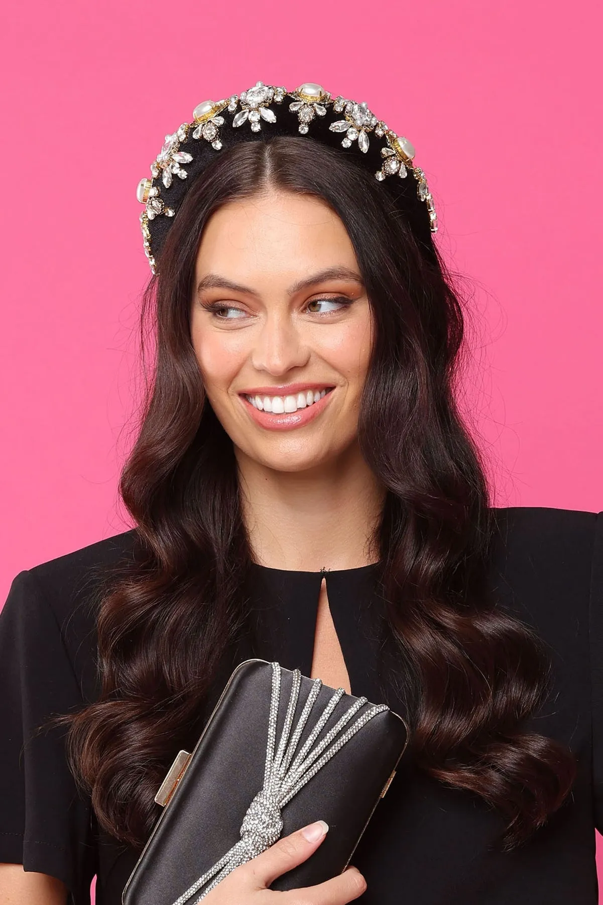 MORGAN & TAYLOR Ophelia Headband (Black)