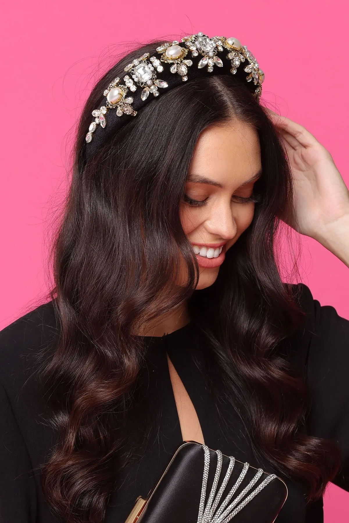 MORGAN & TAYLOR Ophelia Headband (Black)