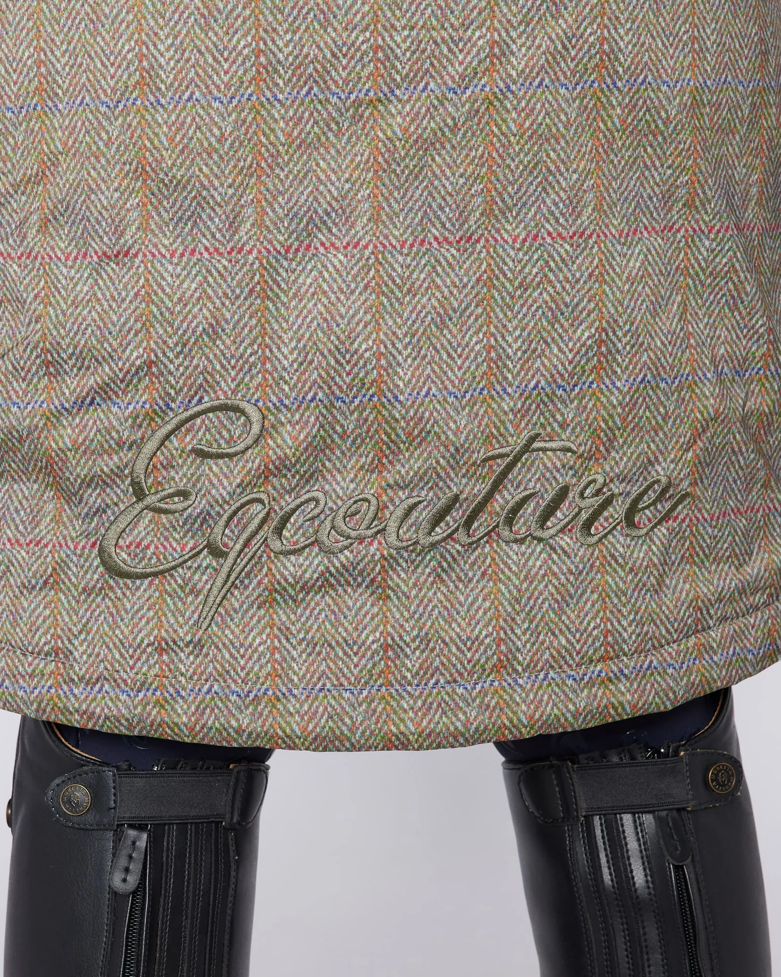 NEW DryStyle Waterproof Fleece Lined Coat - Tweed Effect