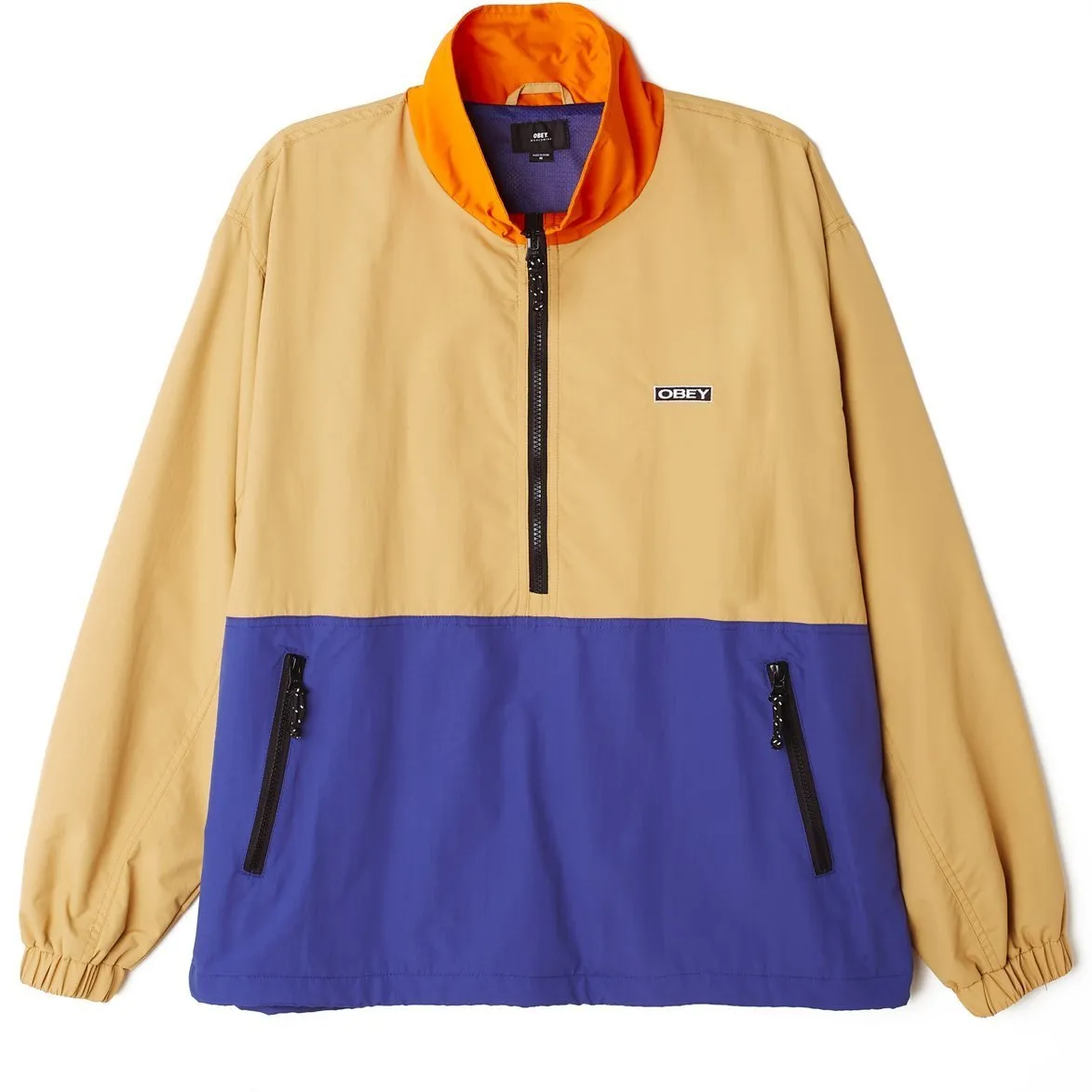 OBEY THE TUCKER ANORAK JACKET // ALMOND MULTI