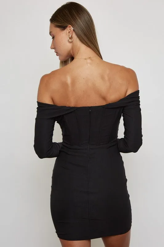 Off Shoulder Bodycon Dress