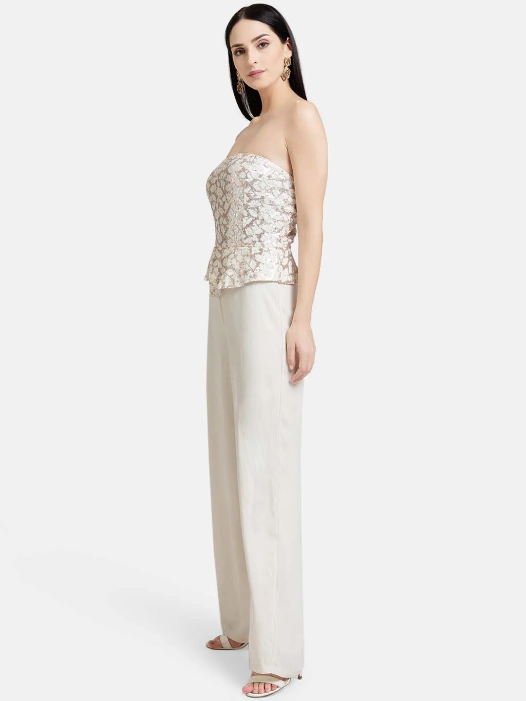 Off Shoulder Pristine Jumpsuit