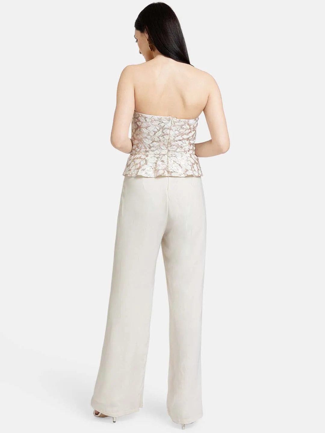 Off Shoulder Pristine Jumpsuit