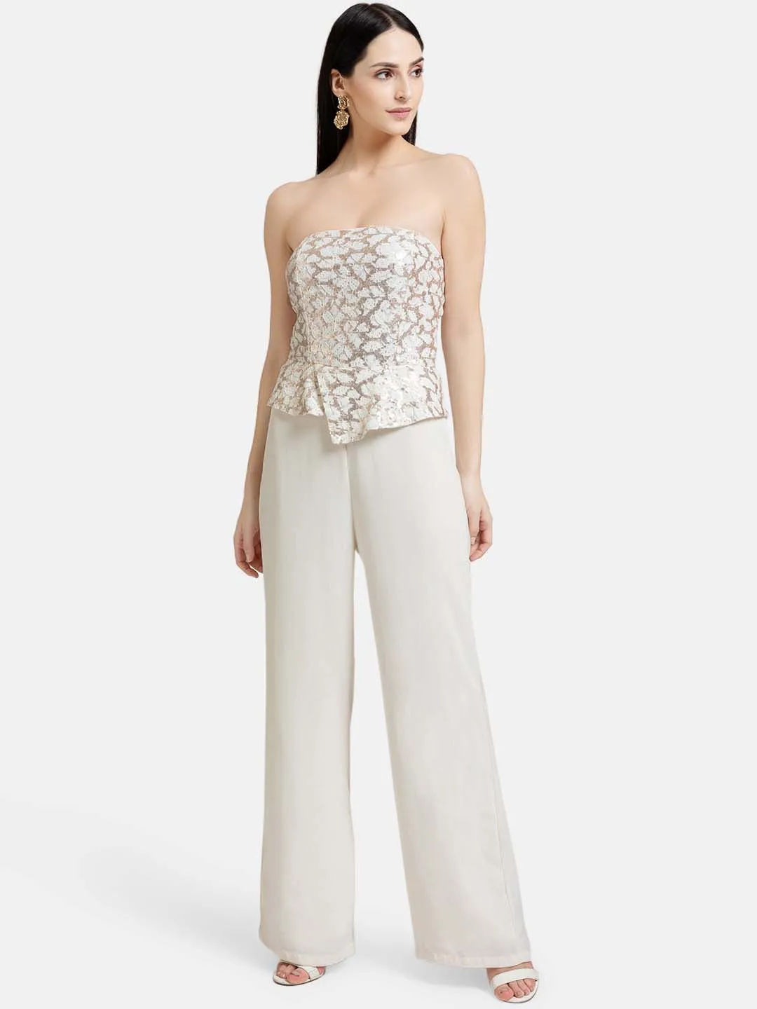 Off Shoulder Pristine Jumpsuit