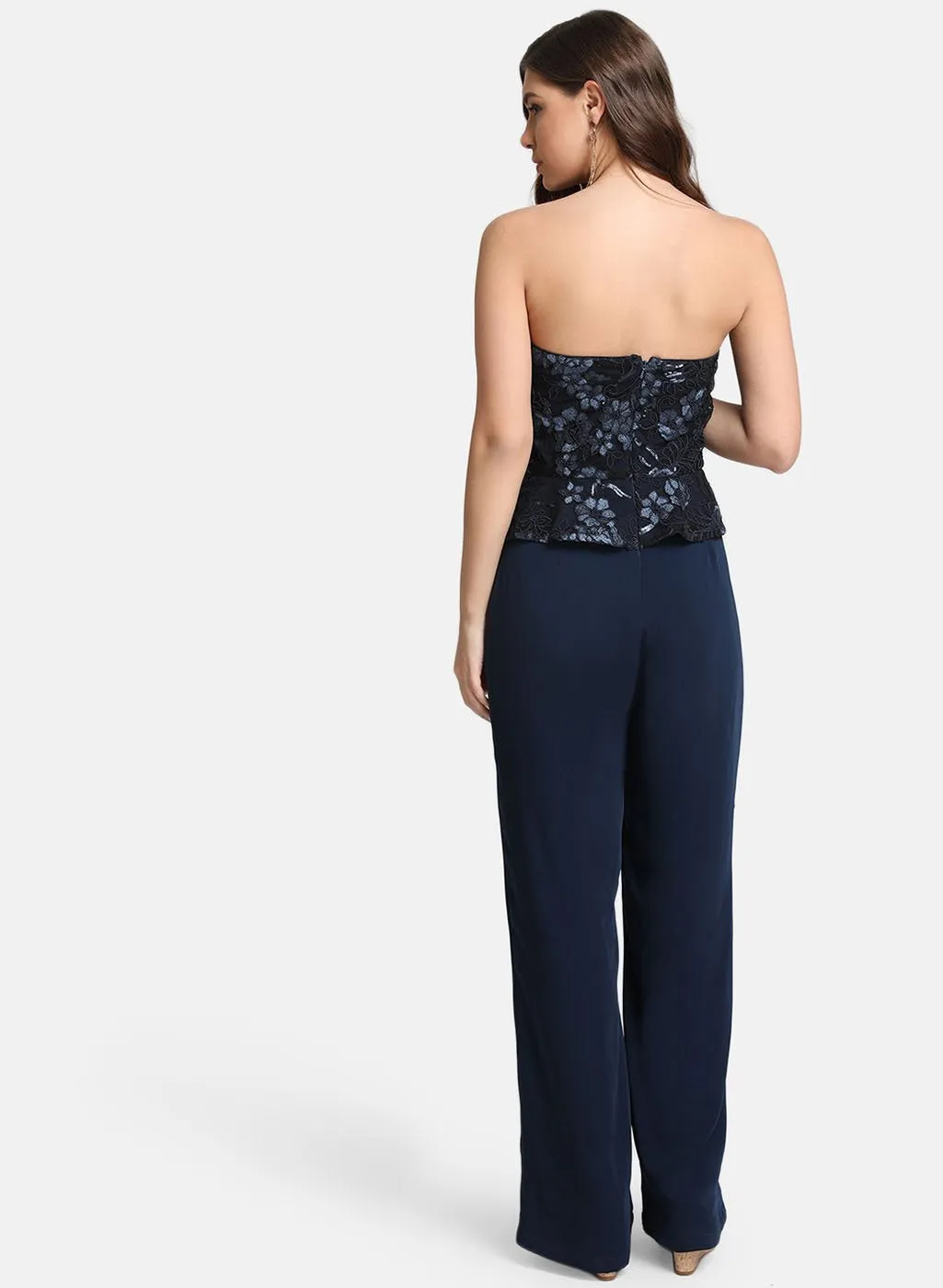 Off-Shoulder Sequinned Jumpsuit