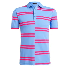 Offset Stripe Polo