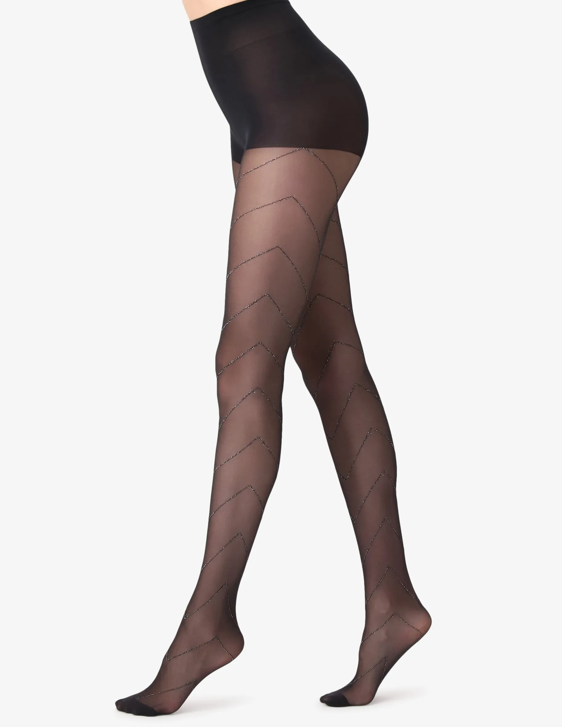 Oroblu Bright chevron tights