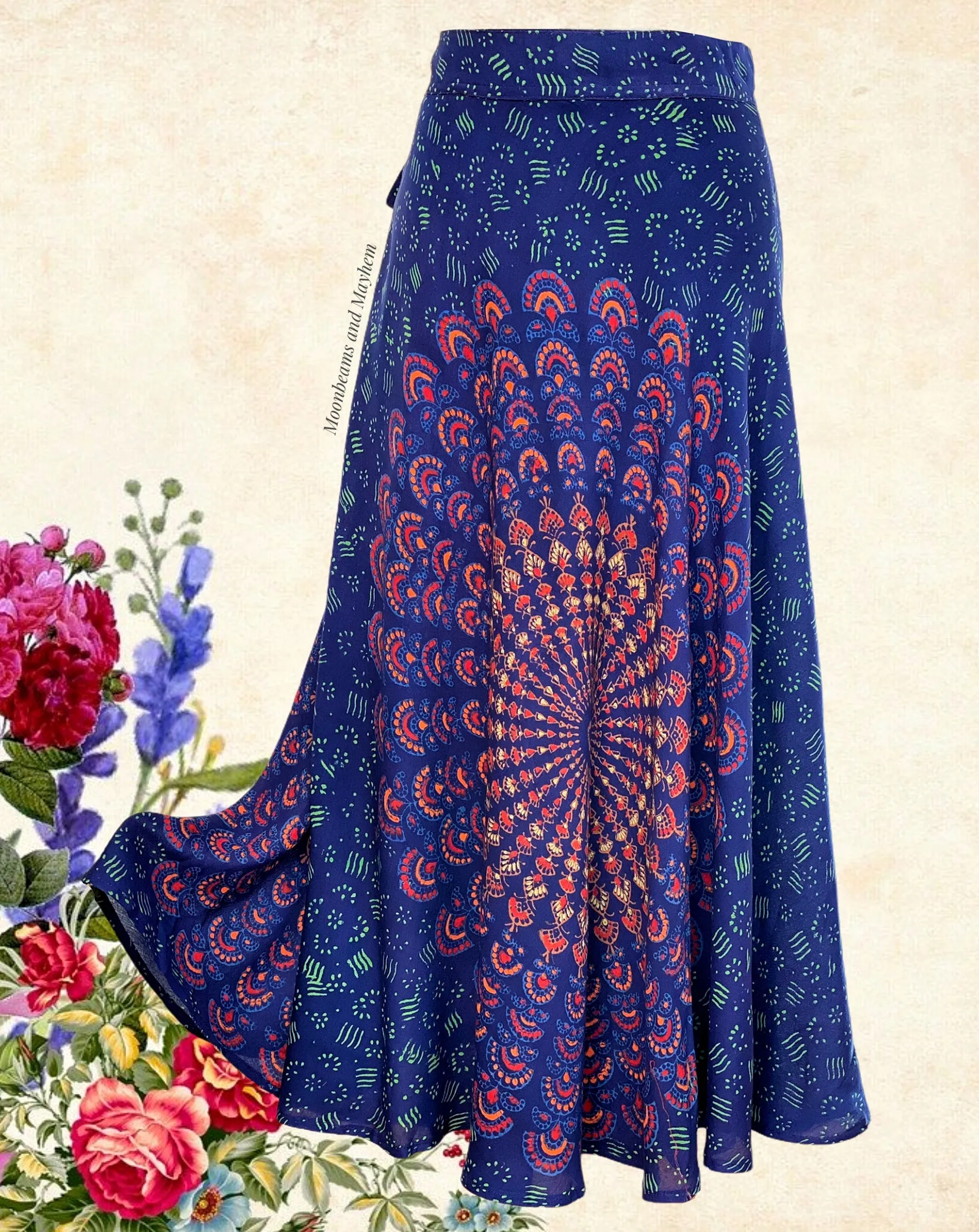 PERSIAN BLUE MANDALA STARSHINE SKIRT M / L