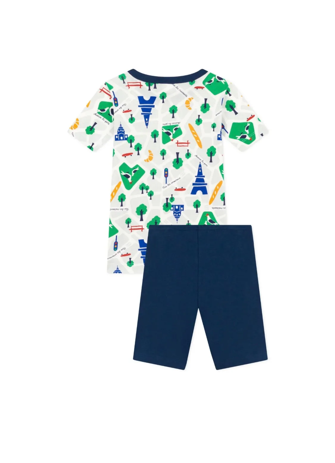 Petit Bateau Boy's SS Rue De Baguette Loungewear