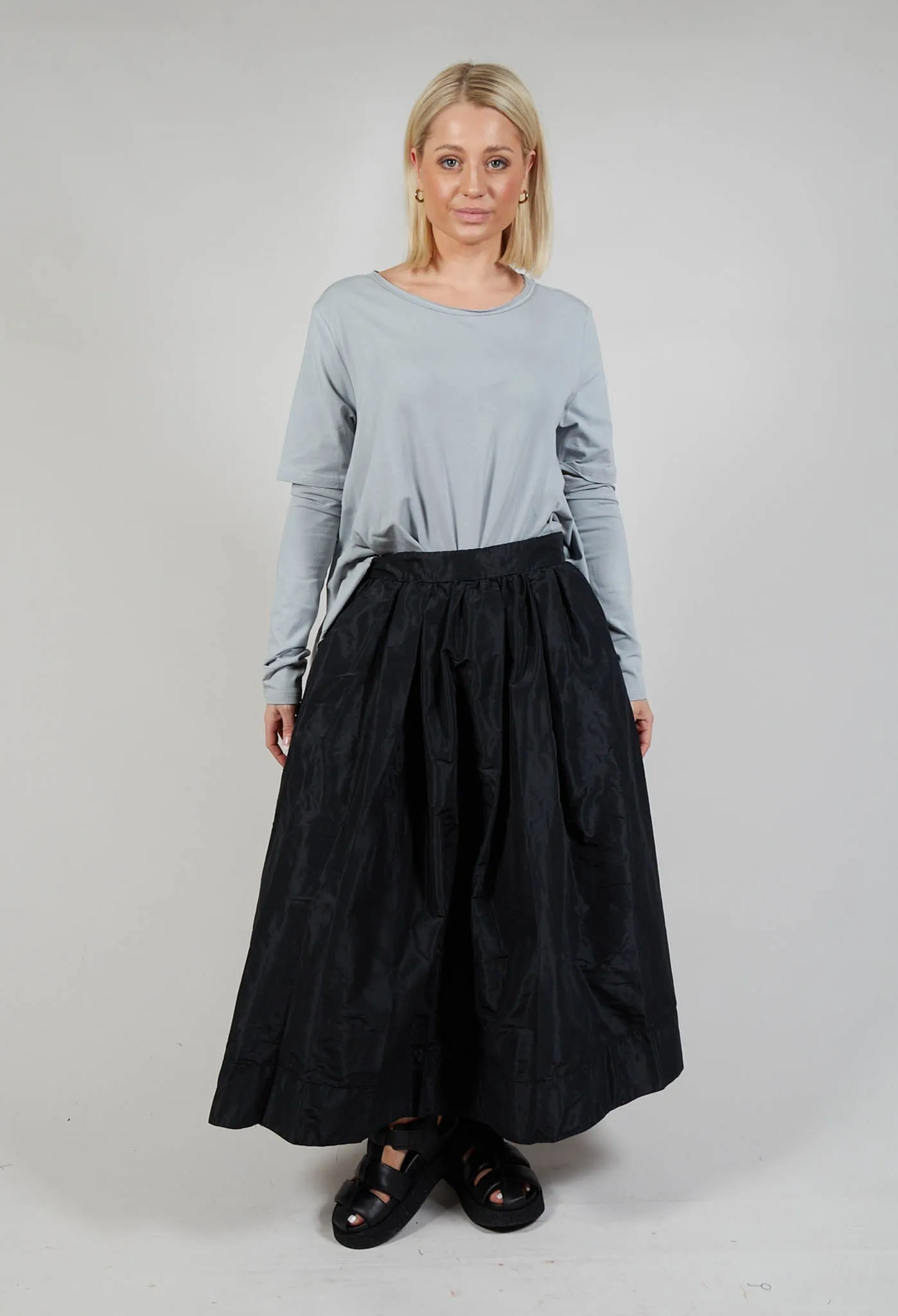 Pleated Skirt in Black