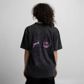 Poison Type Charcoal Tee