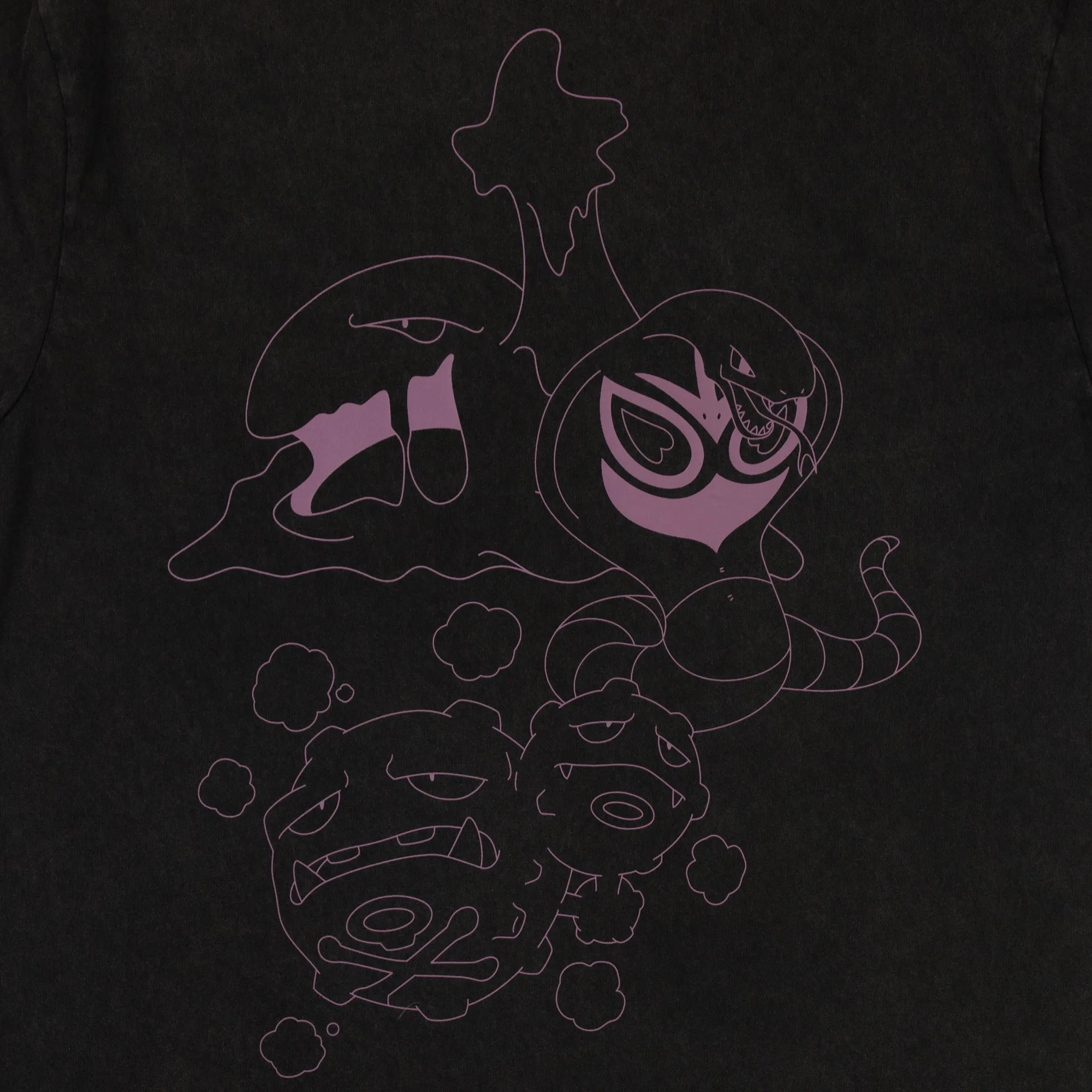 Poison Type Charcoal Tee