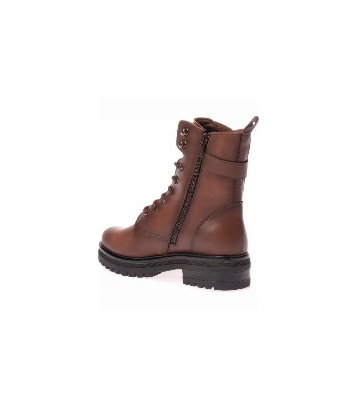 Ragazza Leather Army Boot- Cognac 0281