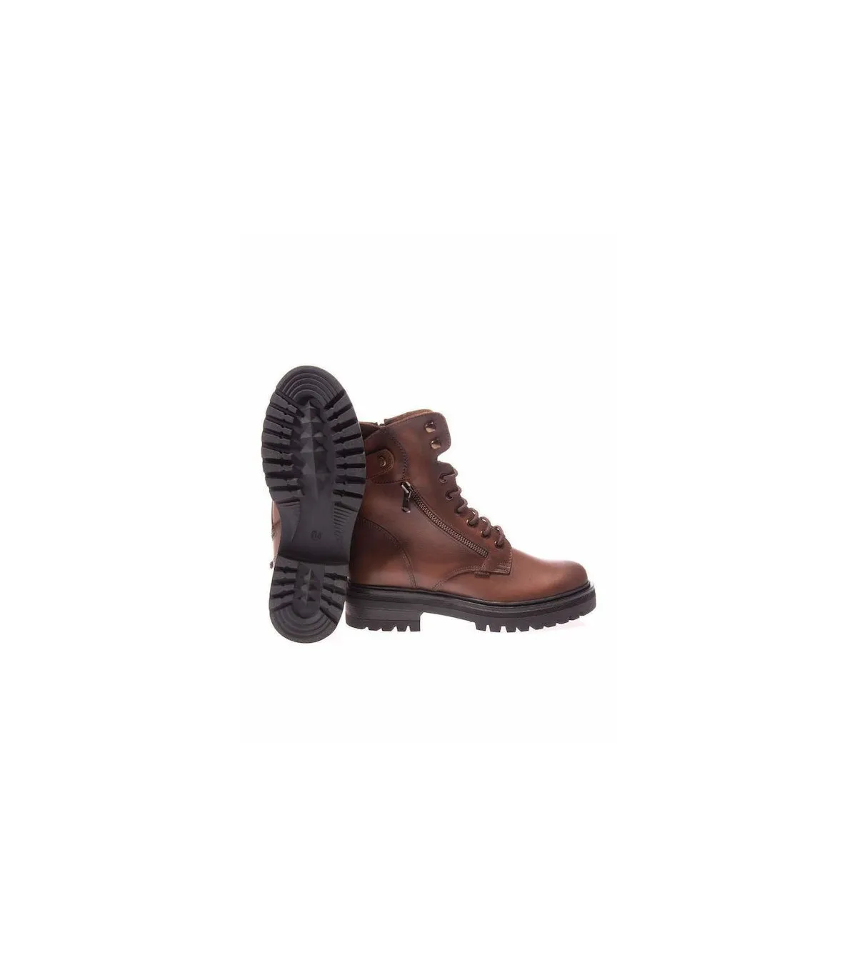 Ragazza Leather Army Boot- Cognac 0281