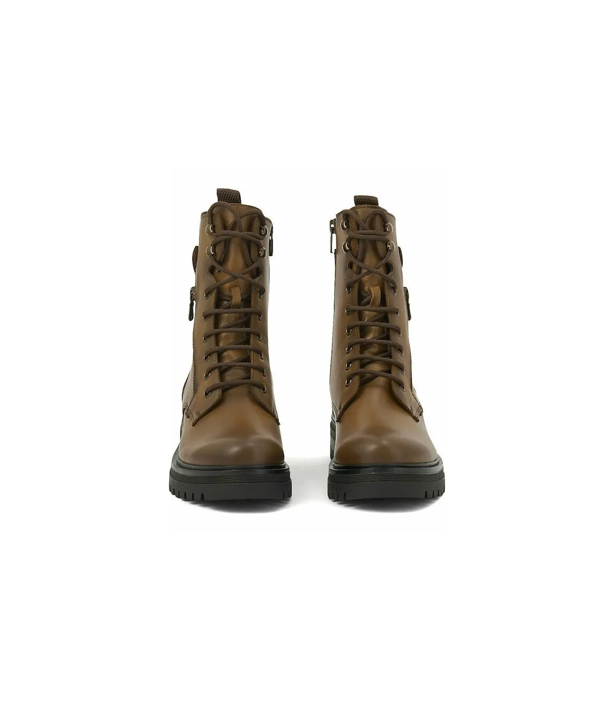 Ragazza Leather Army Boot- Cognac 0281