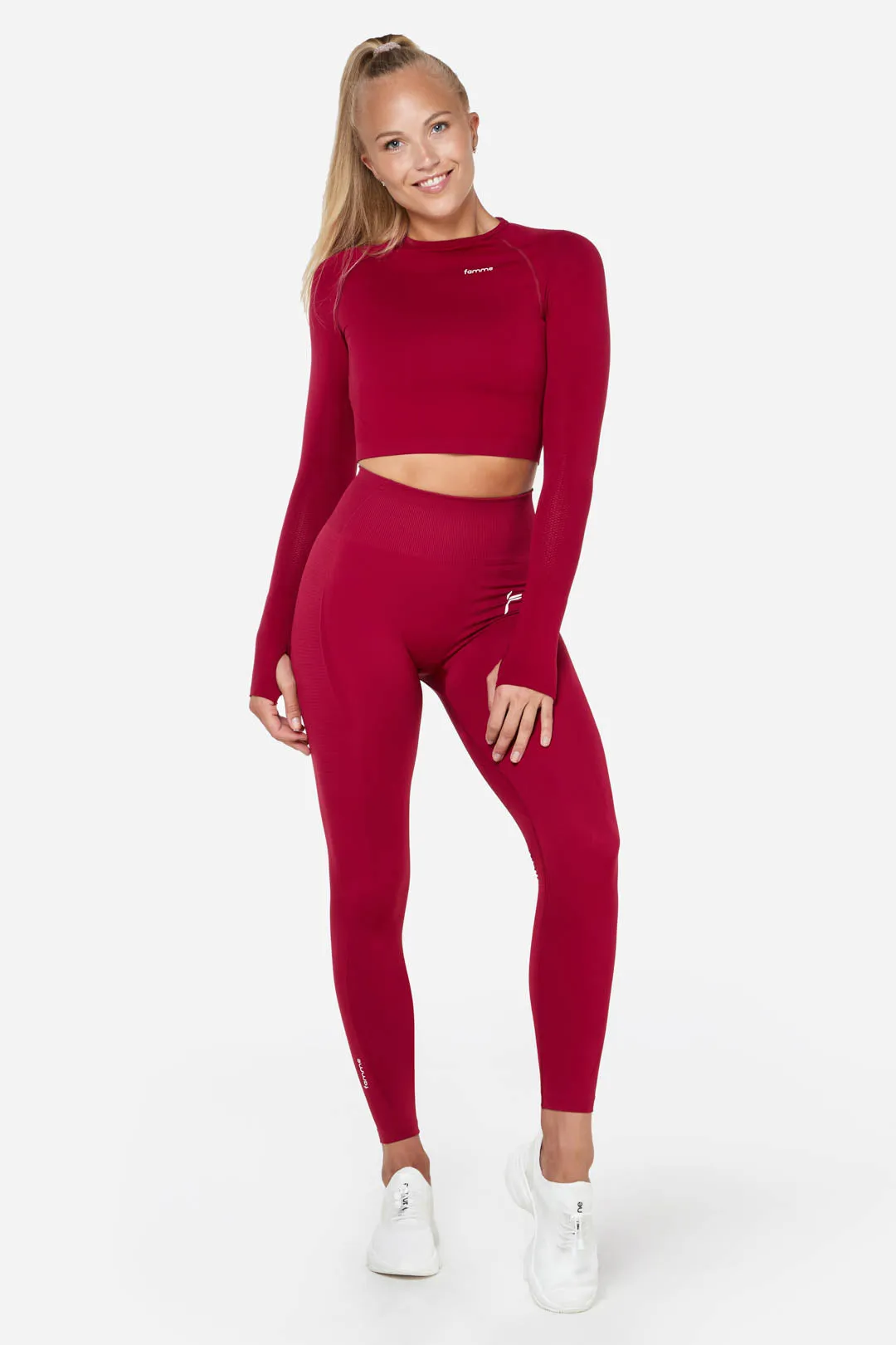 Red Vortex Tights 2