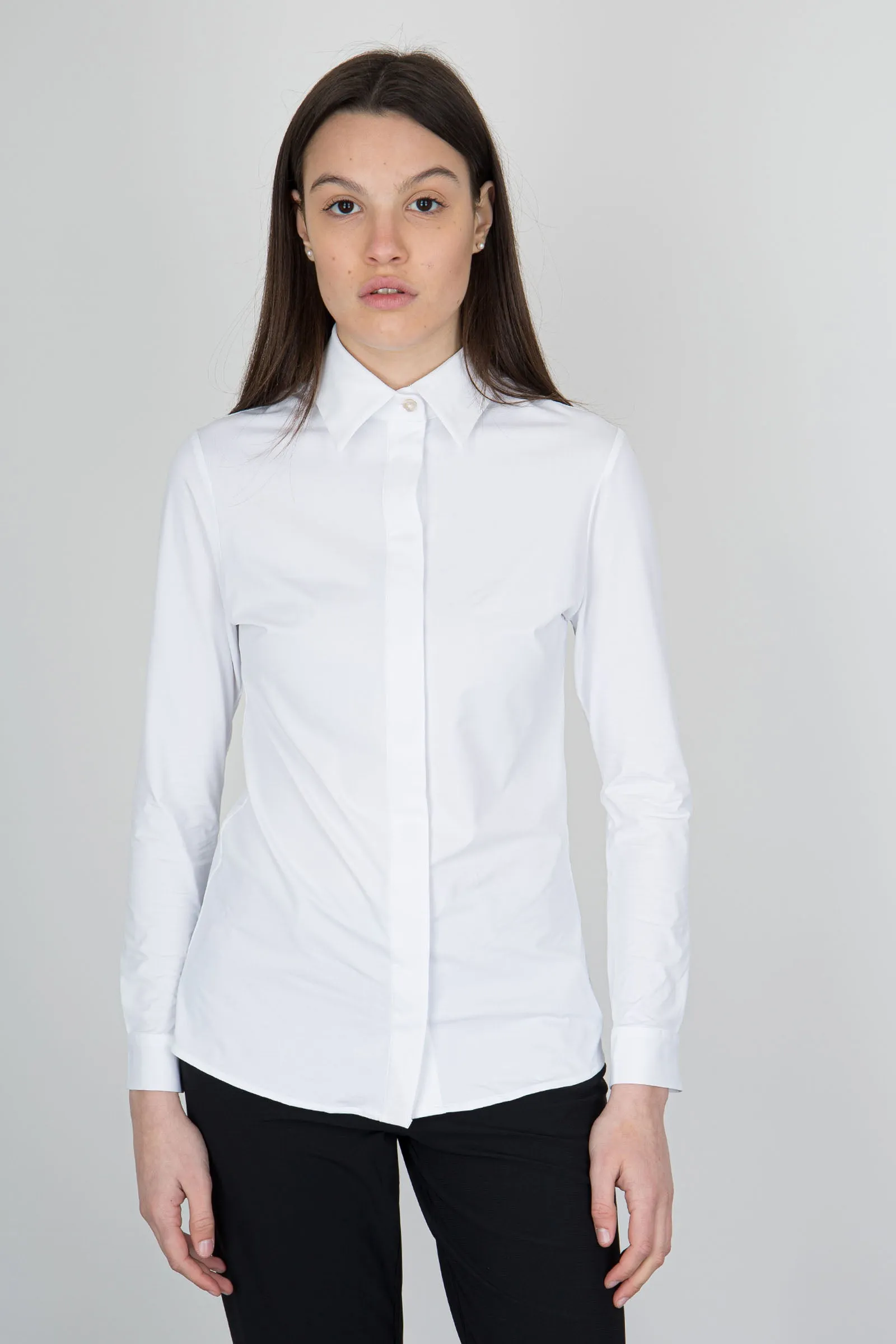 Rrd Camicia Shirty Oxford Plain Woman Bianco Donna