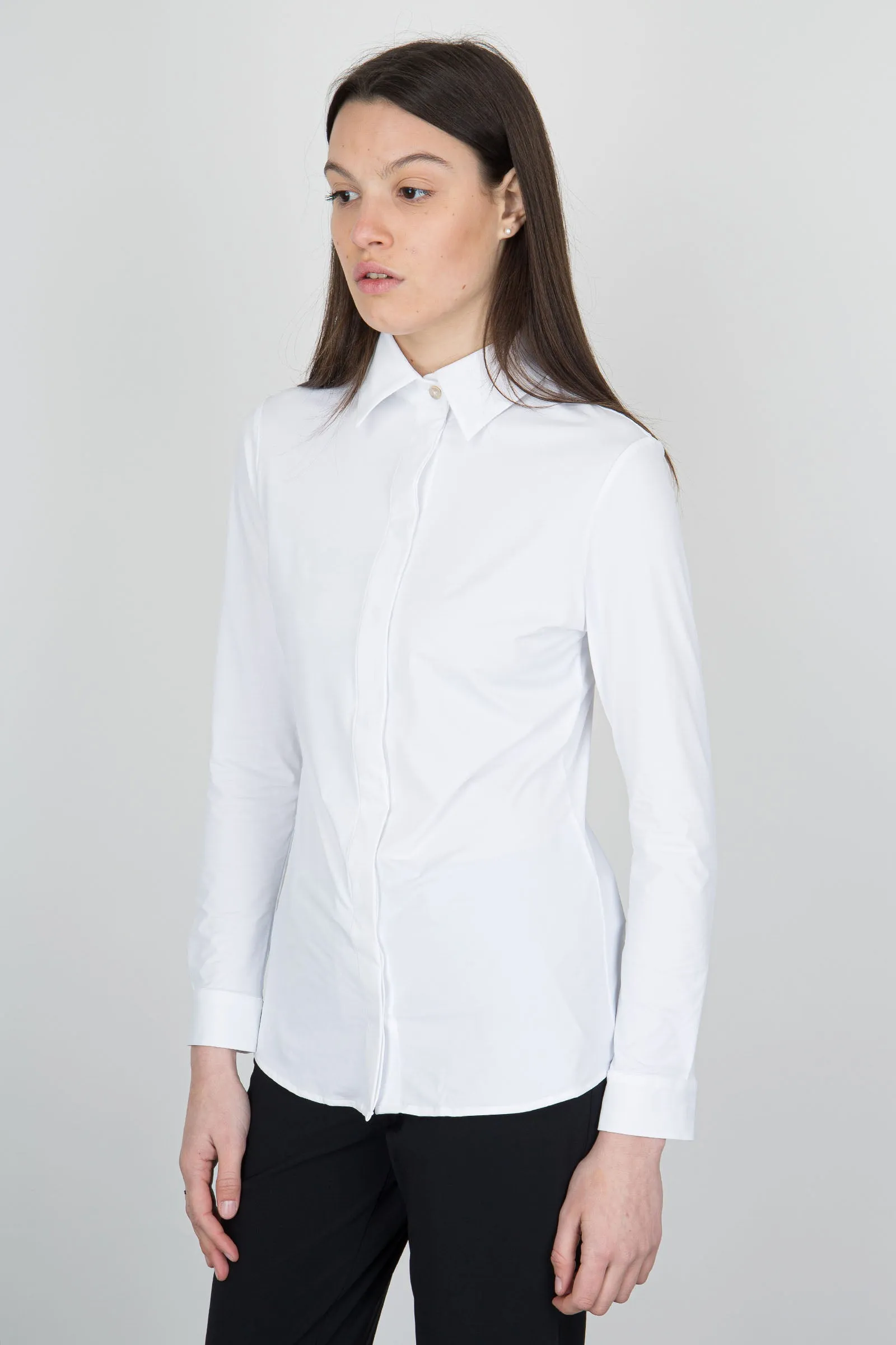 Rrd Camicia Shirty Oxford Plain Woman Bianco Donna