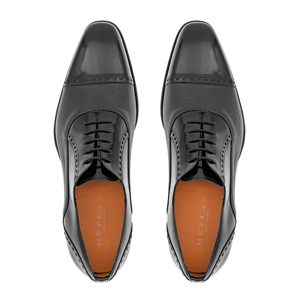 Shine/Embossed Rubber Sole Oxford