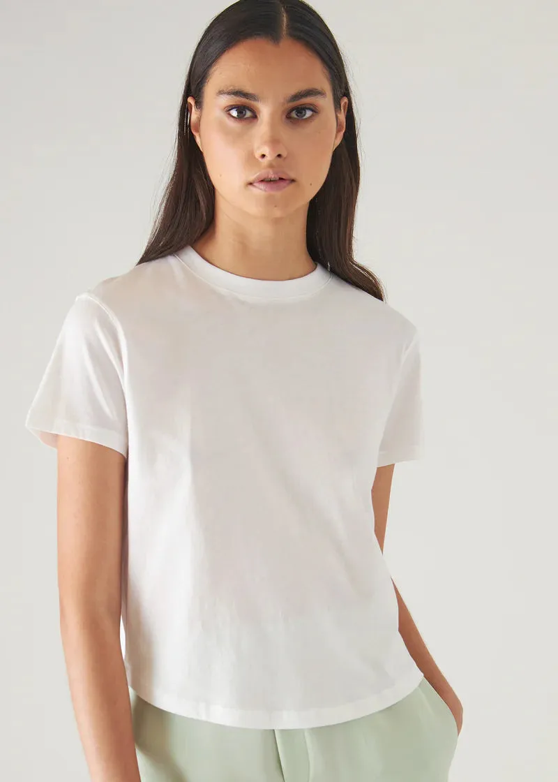 Short Sleeve Pima Classic Baby Tee - White