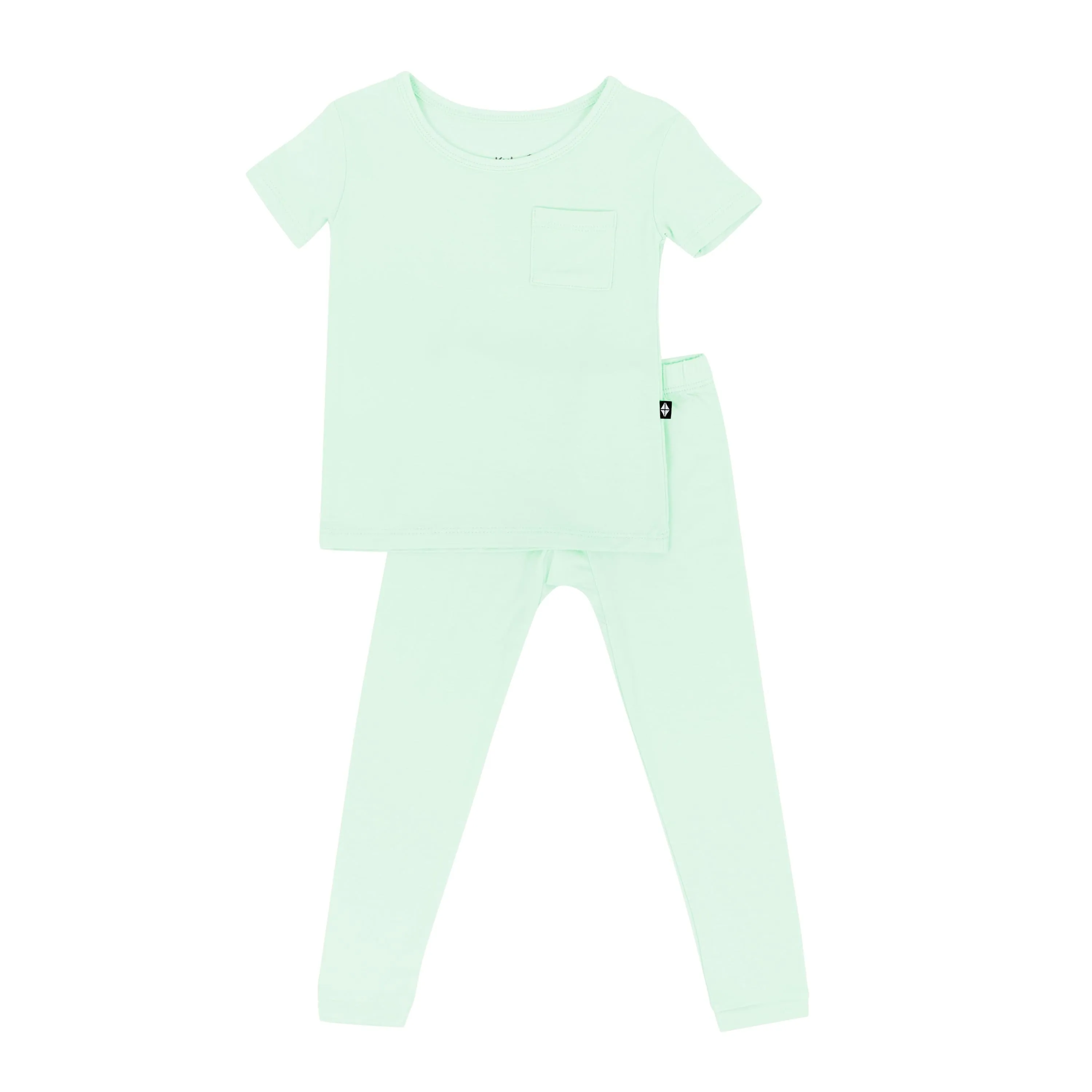 Short Sleeve with Pants Pajamas in Mint