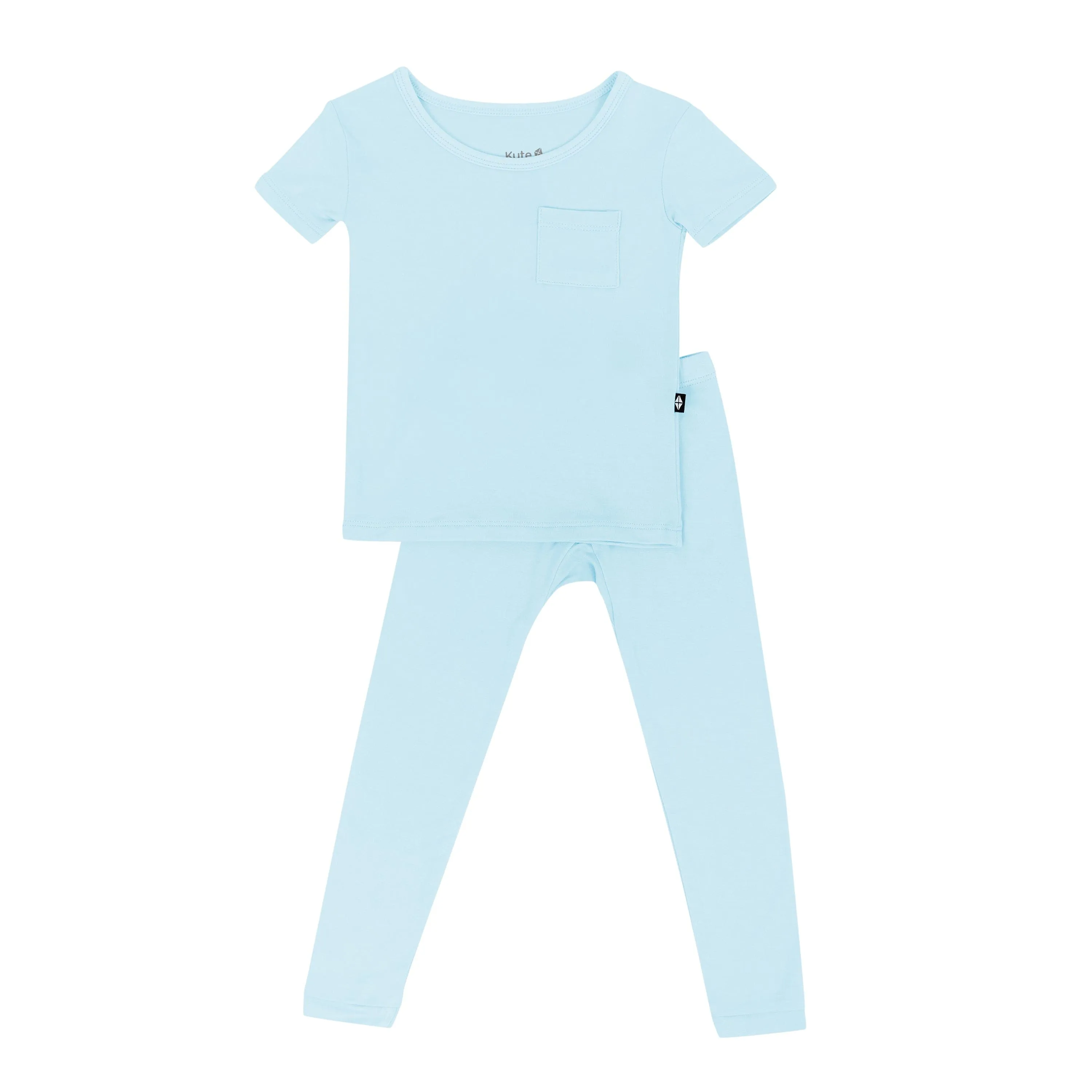 Short Sleeve with Pants Pajamas in Powder