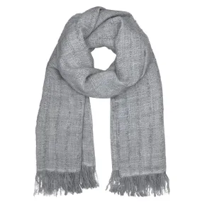 SLATE + SALT Women's Gray Loop Knit Alpaca Scarf