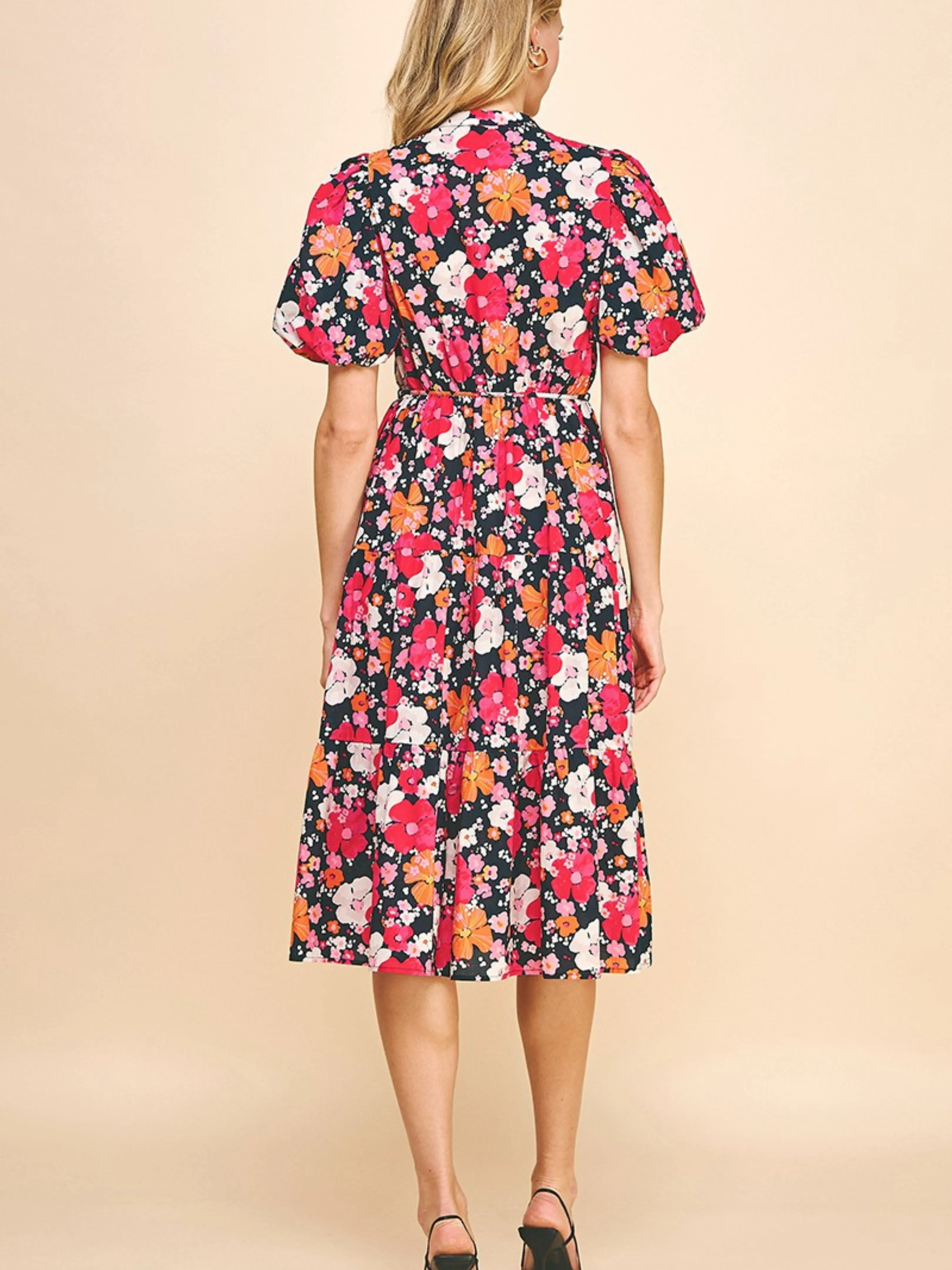 Spring in Bloom Midi Dress