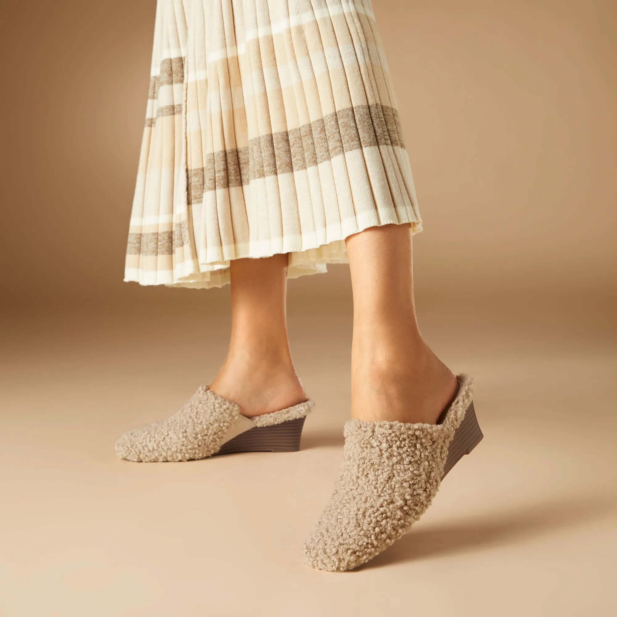   Square-Toe Wedge Mules (Margot Wedge Mules)