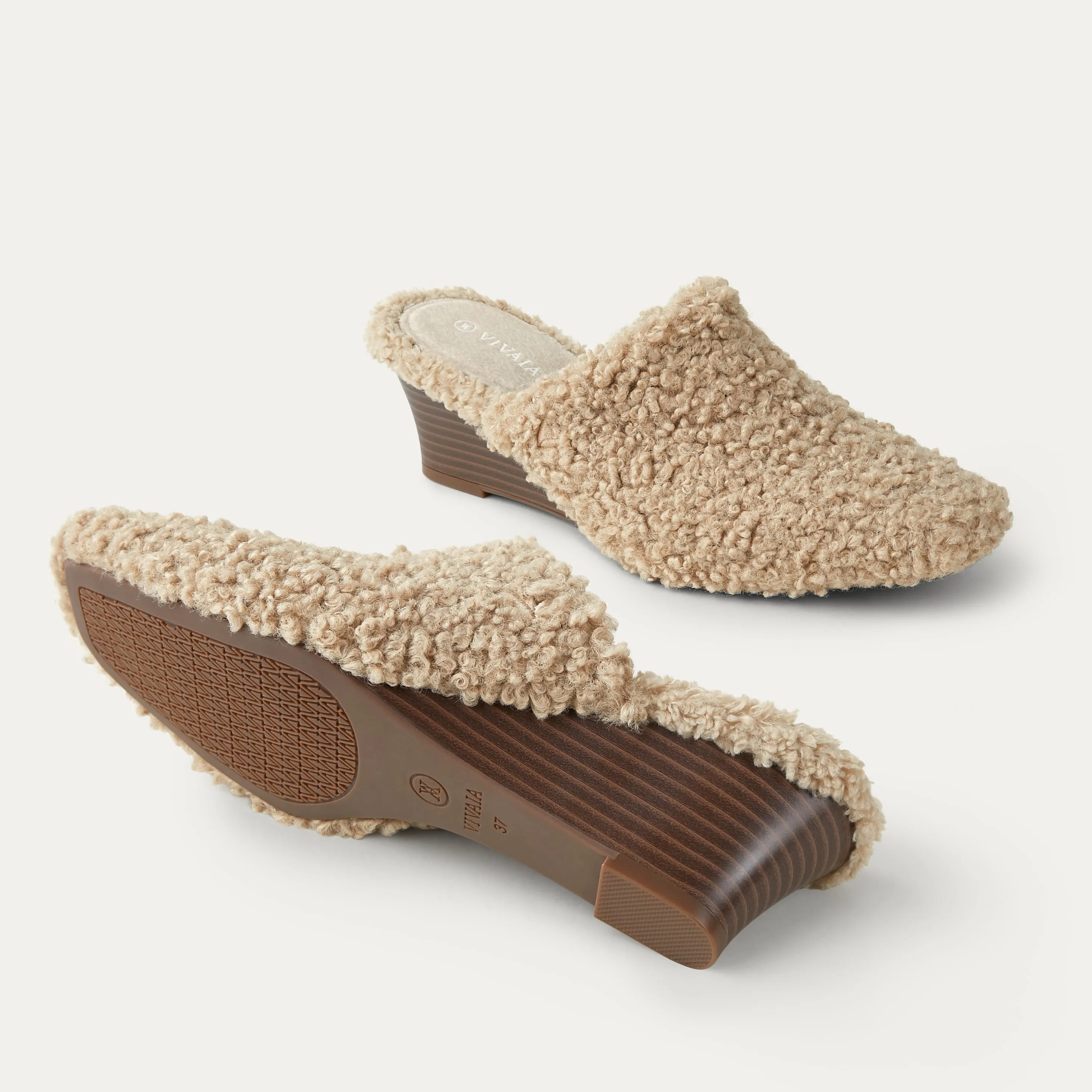   Square-Toe Wedge Mules (Margot Wedge Mules)