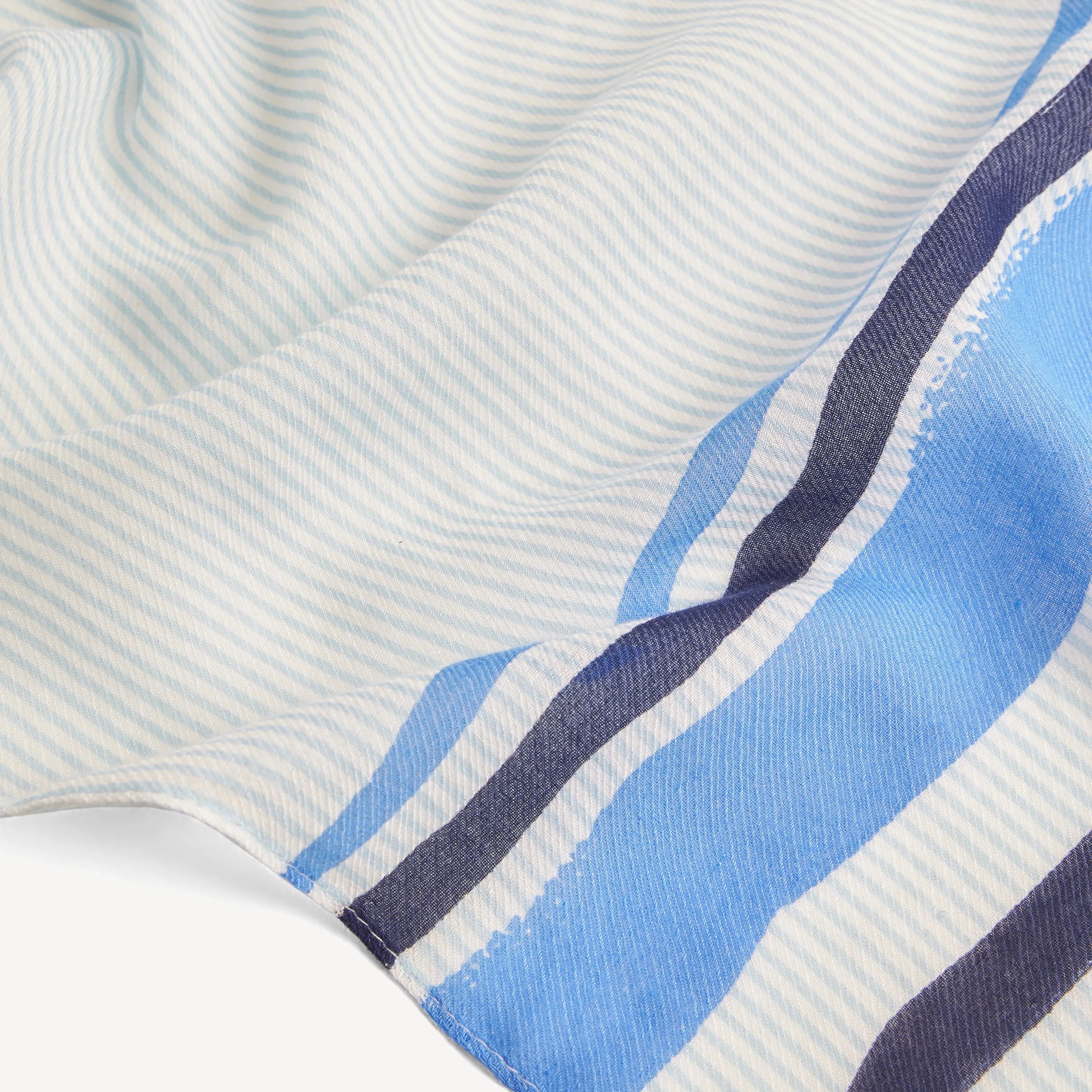 Stripe Fray Detail Scarf | Scarves | Tommy Hilfiger