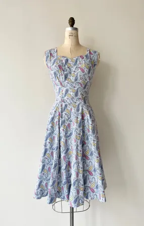 Summer Paisley Dress | 1950s