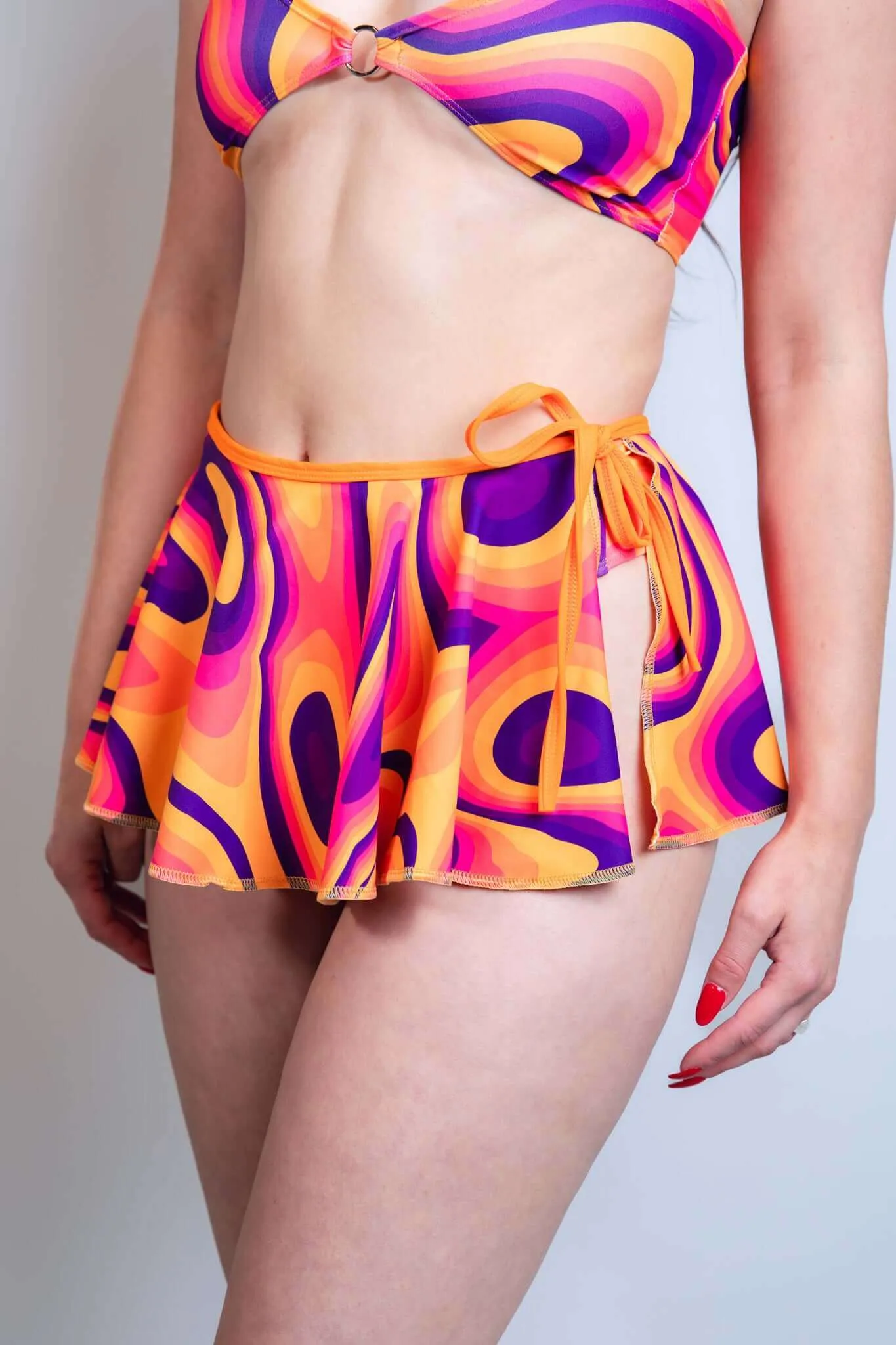 Tangerine Tango Swirl Skirt