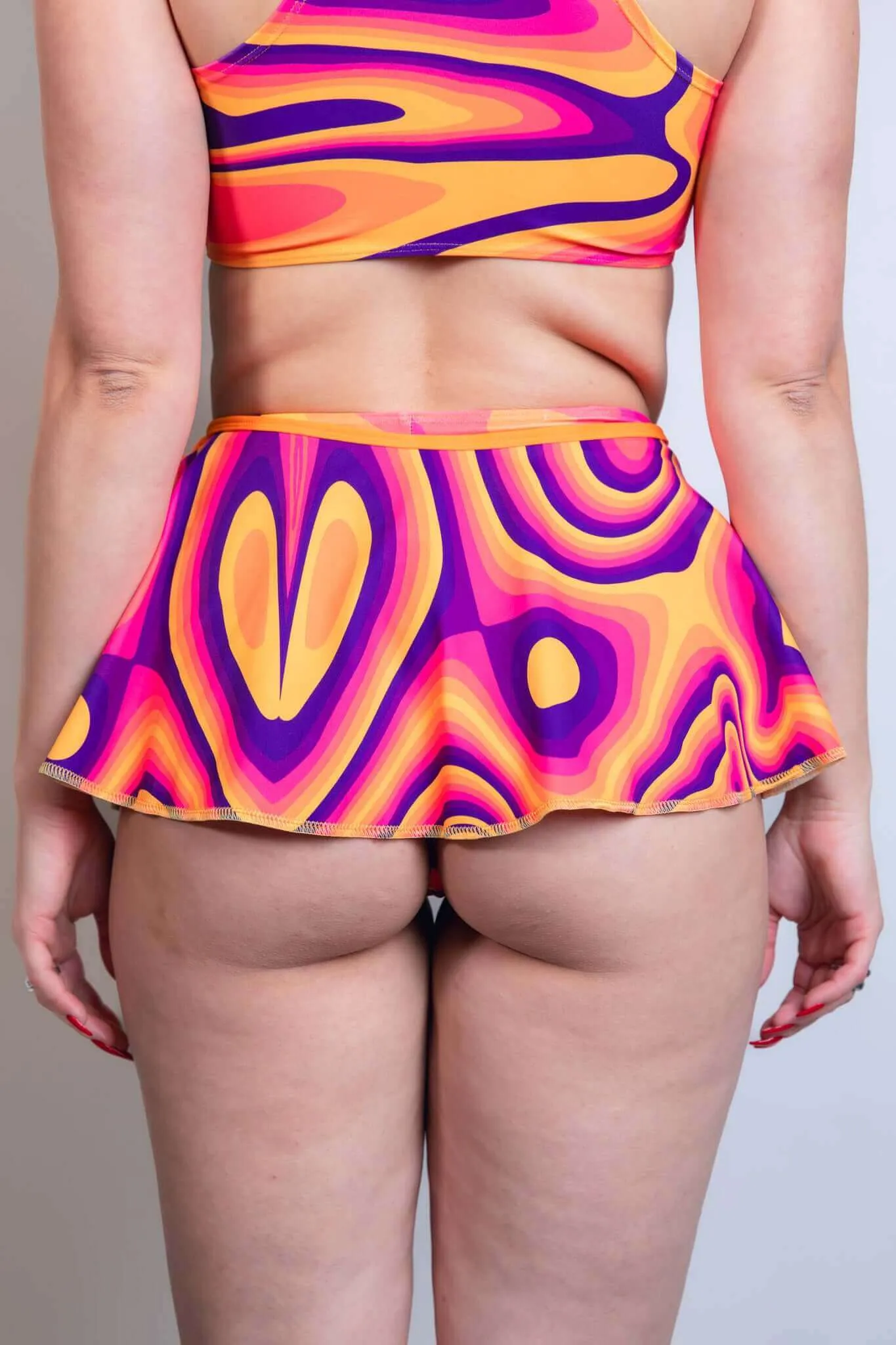 Tangerine Tango Swirl Skirt