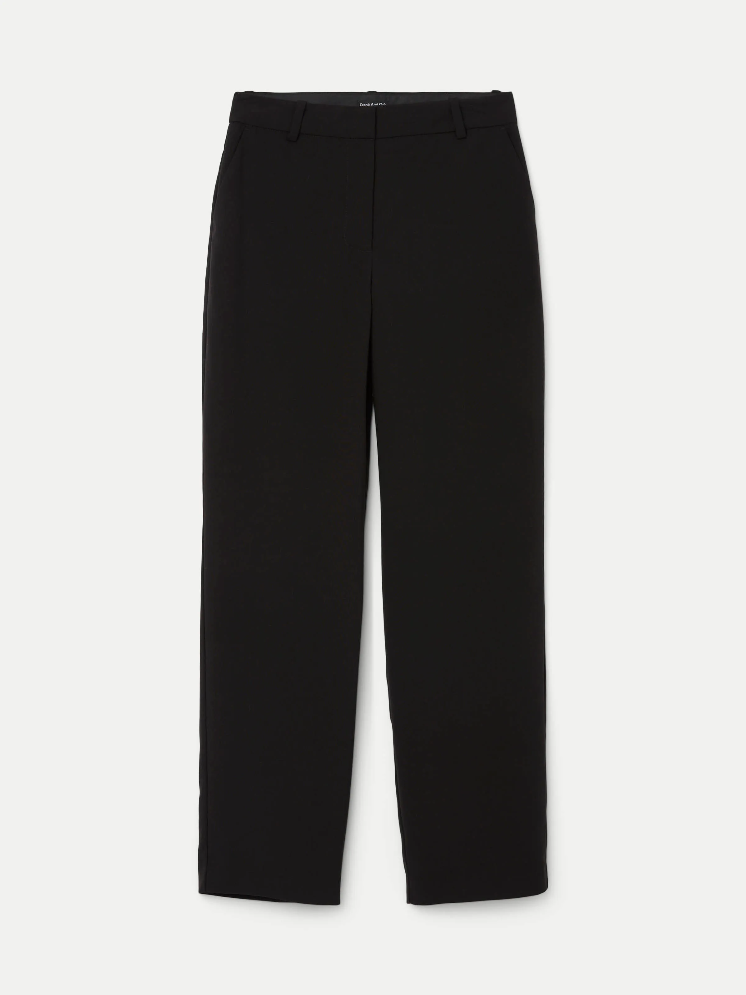 The Jane Straight Pant in Black