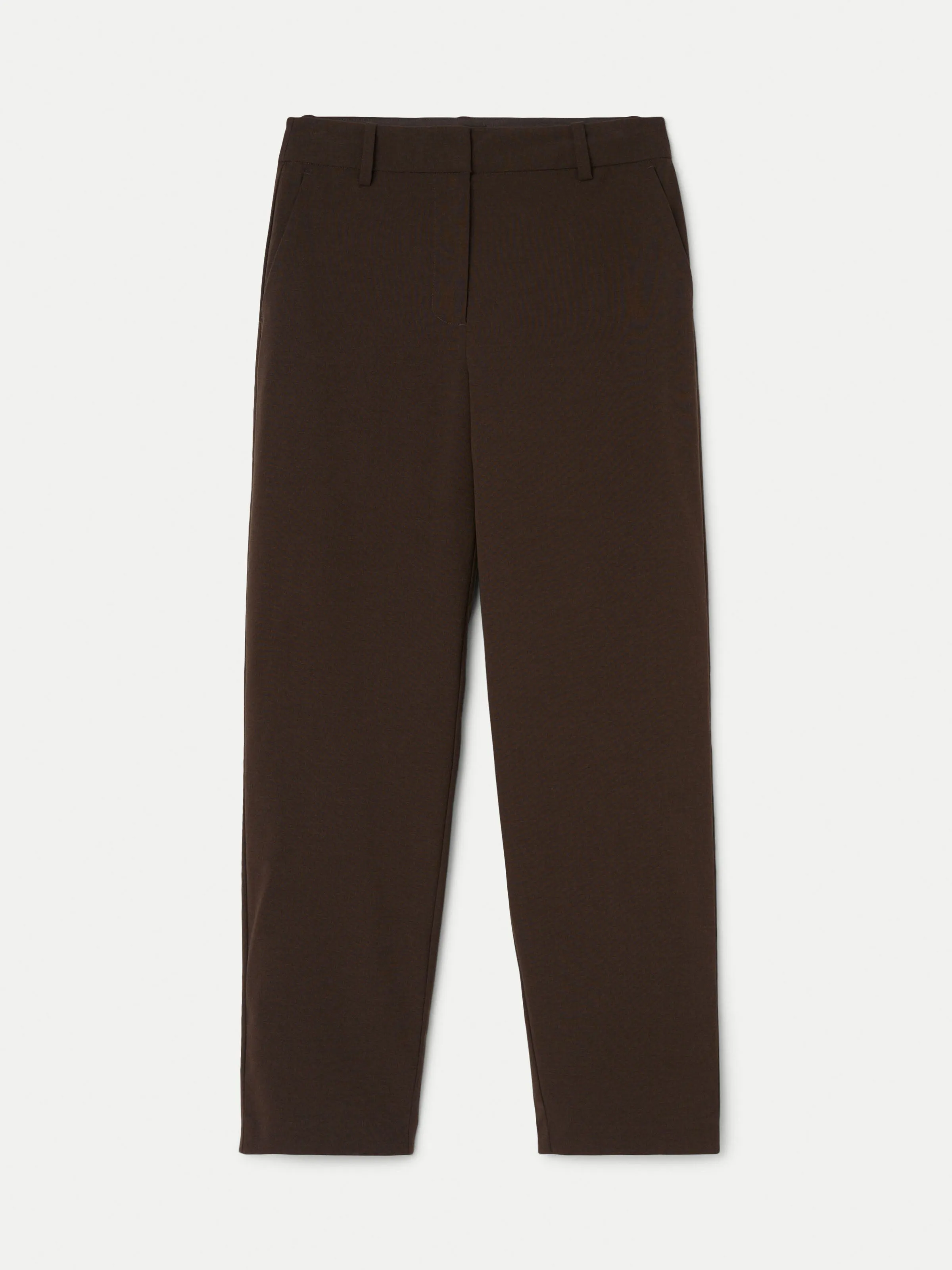 The Jane Straight Pant in Dark Chocolate