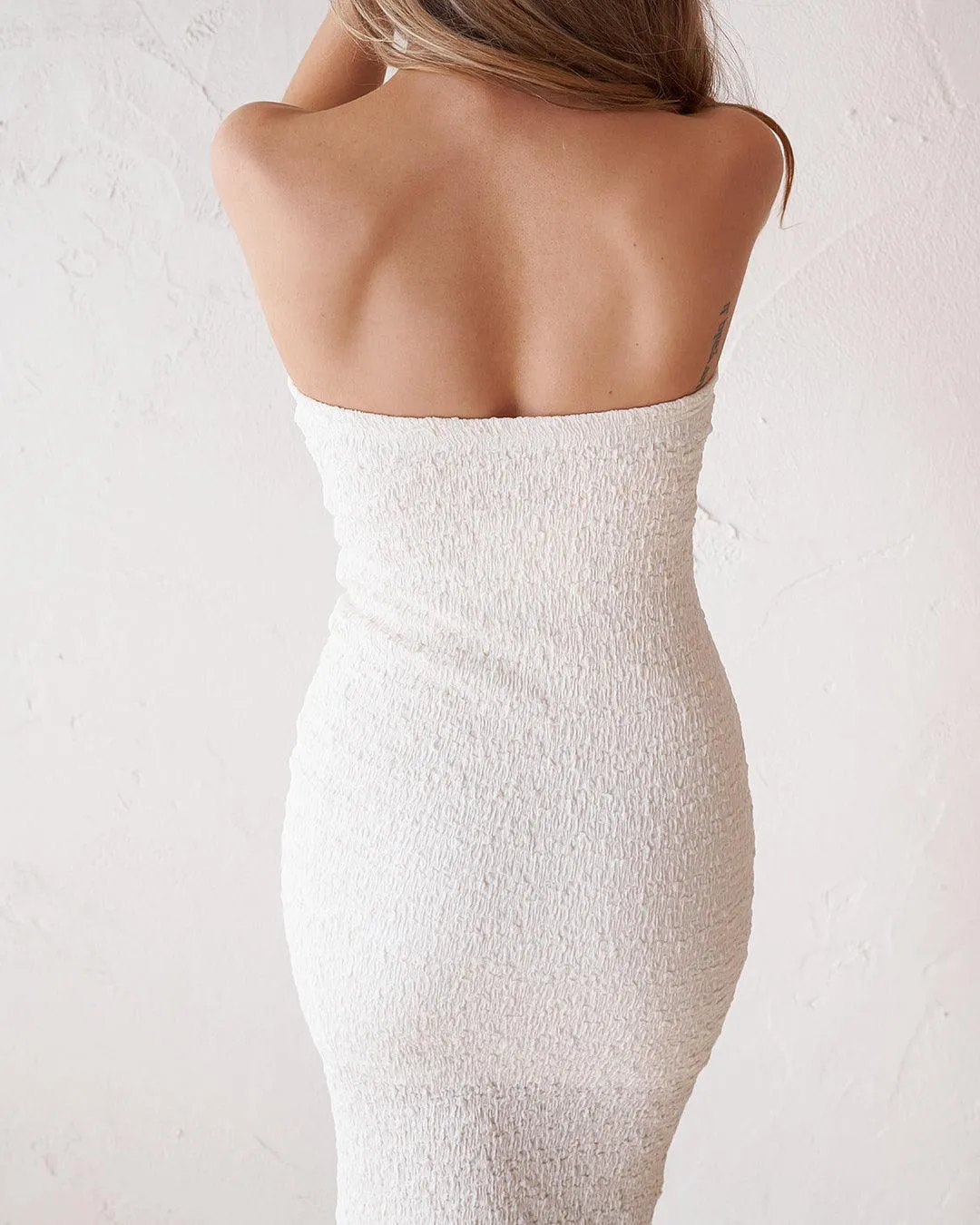 Tula Midi Dress - White