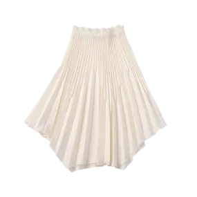 Venera Arapu Beta Crease Pleated Skirt