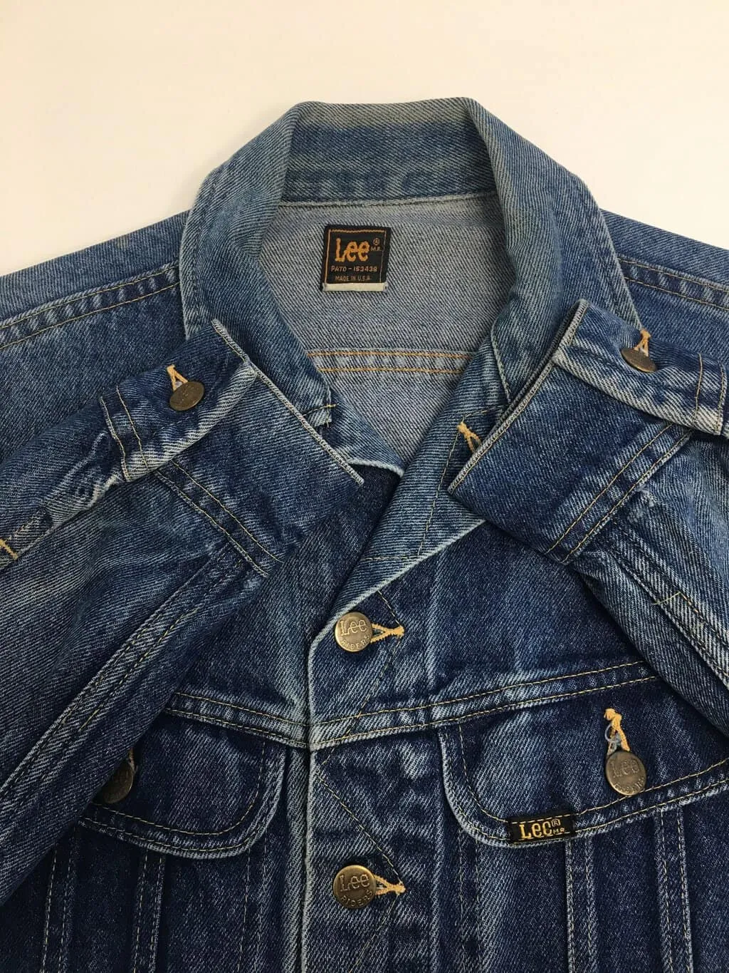 Vintage Lee denim jacket, made in USA – Small