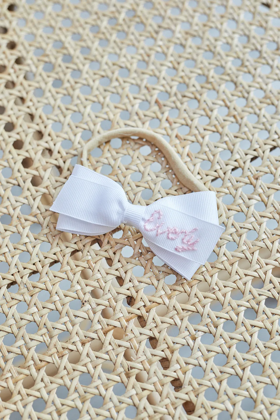 Winn and William Custom Baby Headband Bow