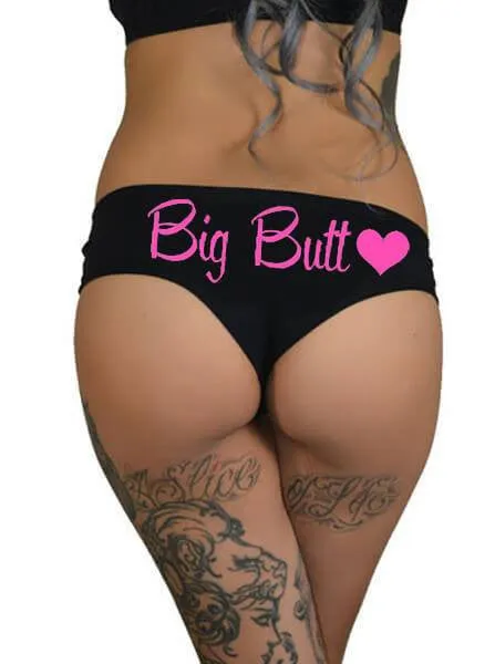 Women's Big Butt Love Booty Shorts