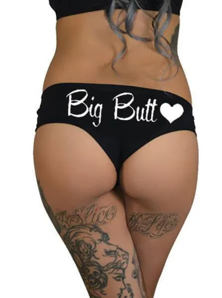 Women's Big Butt Love Booty Shorts